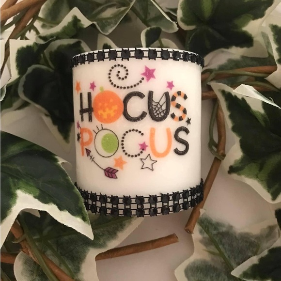 Personalized Halloween themed candles - Picture 2 of 4